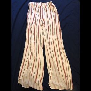 Striped boho pants